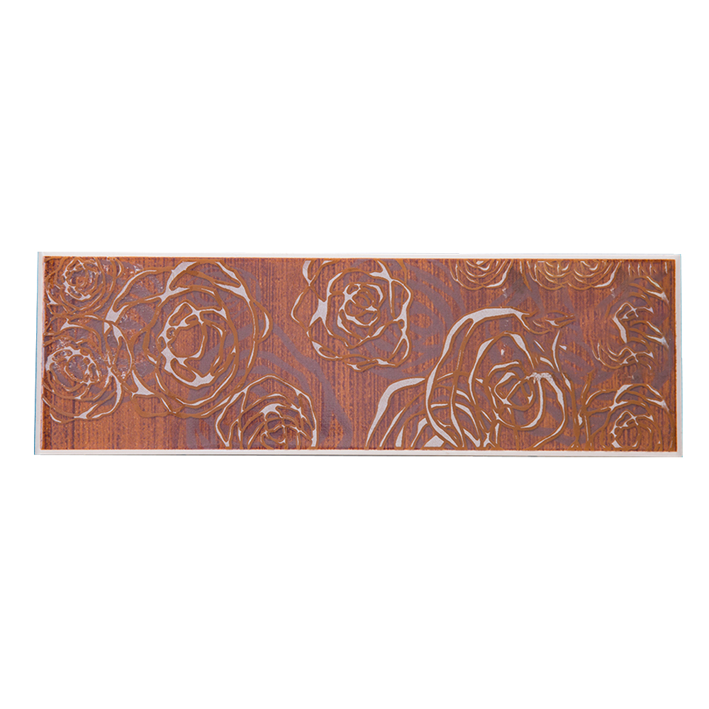 Golden Wood Rose Brown(L) :Cer.Bord Tile 08.0x25.0