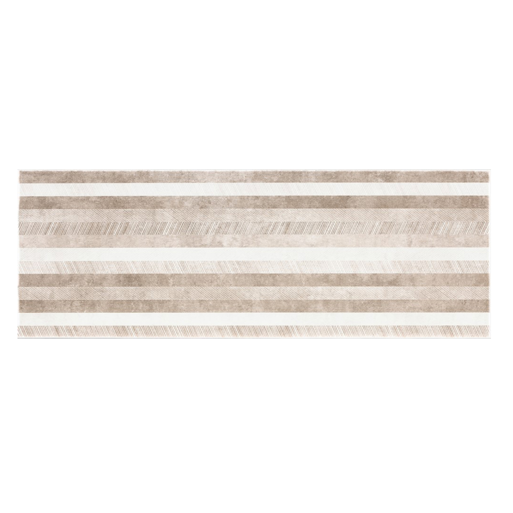 Atrium Alpha Band Taupe: Ceramic Tile 25.0x70.0