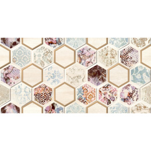 5286 HL A: Ceramic Tile (30.0x60.0)cm, Hexagon Patterned