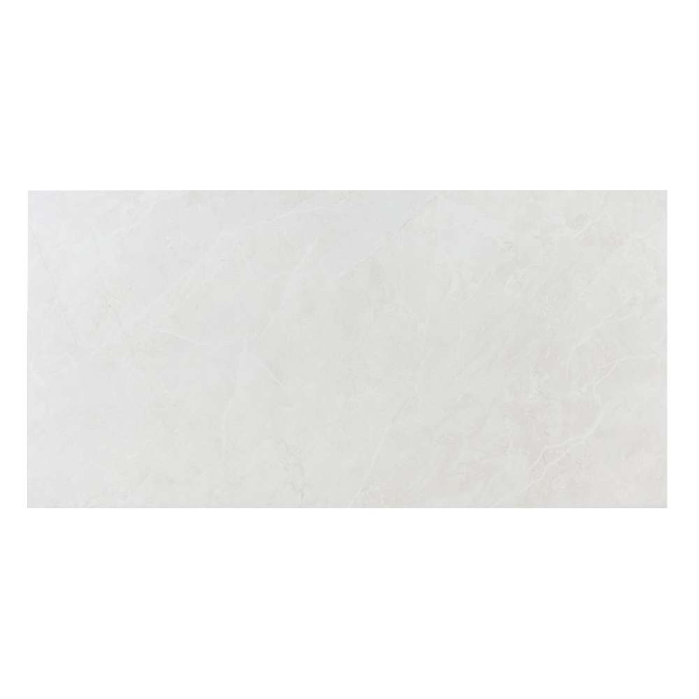 Cromat Belvedere: Polished Porcelain Tile (60.0x120.0)cm, White