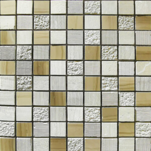 SFX012: Natural Stone Mosaic Tile; (30.5x30.5)cm
