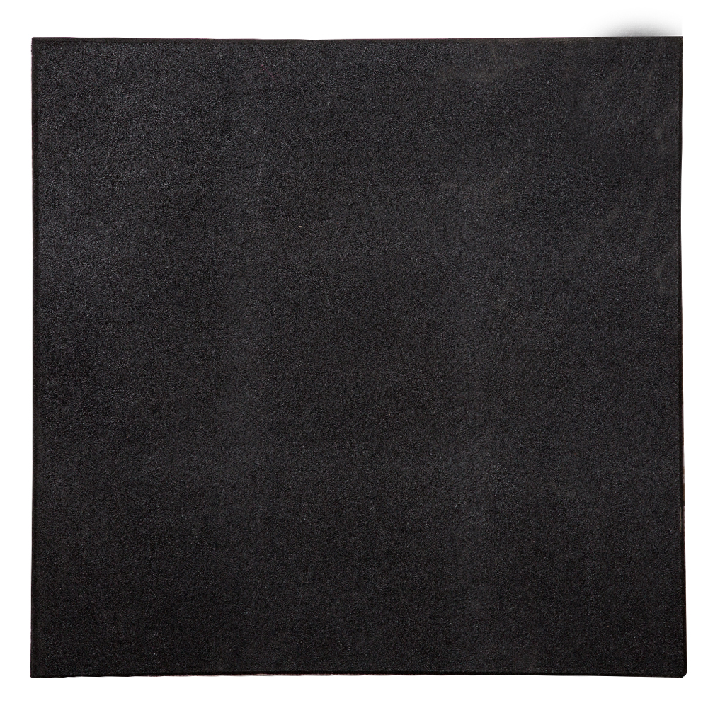 Black Rubber Tile 50x50x2cm