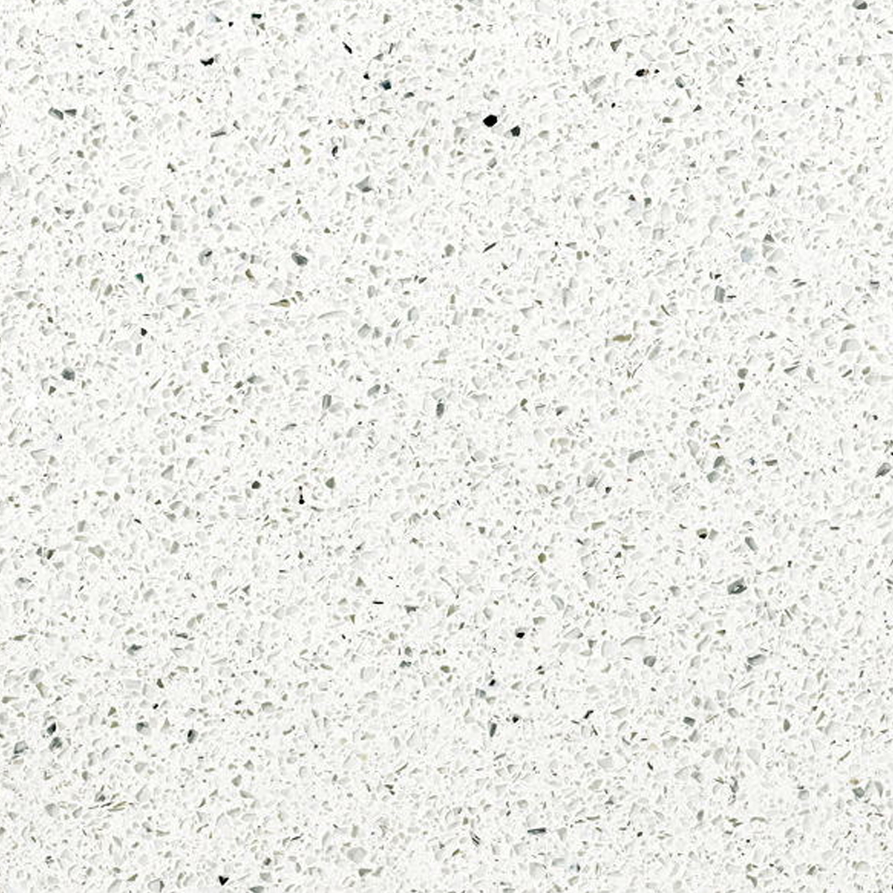 Polished Quartz Worktop (280.0x63.0x1.80)cm, Sparkling White