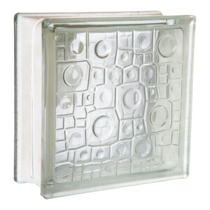 Clear Sponge: Glass Block (19.0x19.0x8.0)Cm