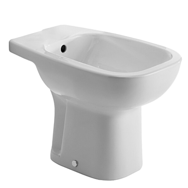 D-Code: Bidet, 54cm, 1Tap Hole: White