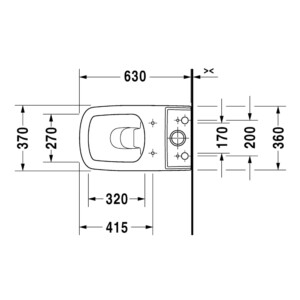 DuraStyle: WC Pan: White , Close Coupled