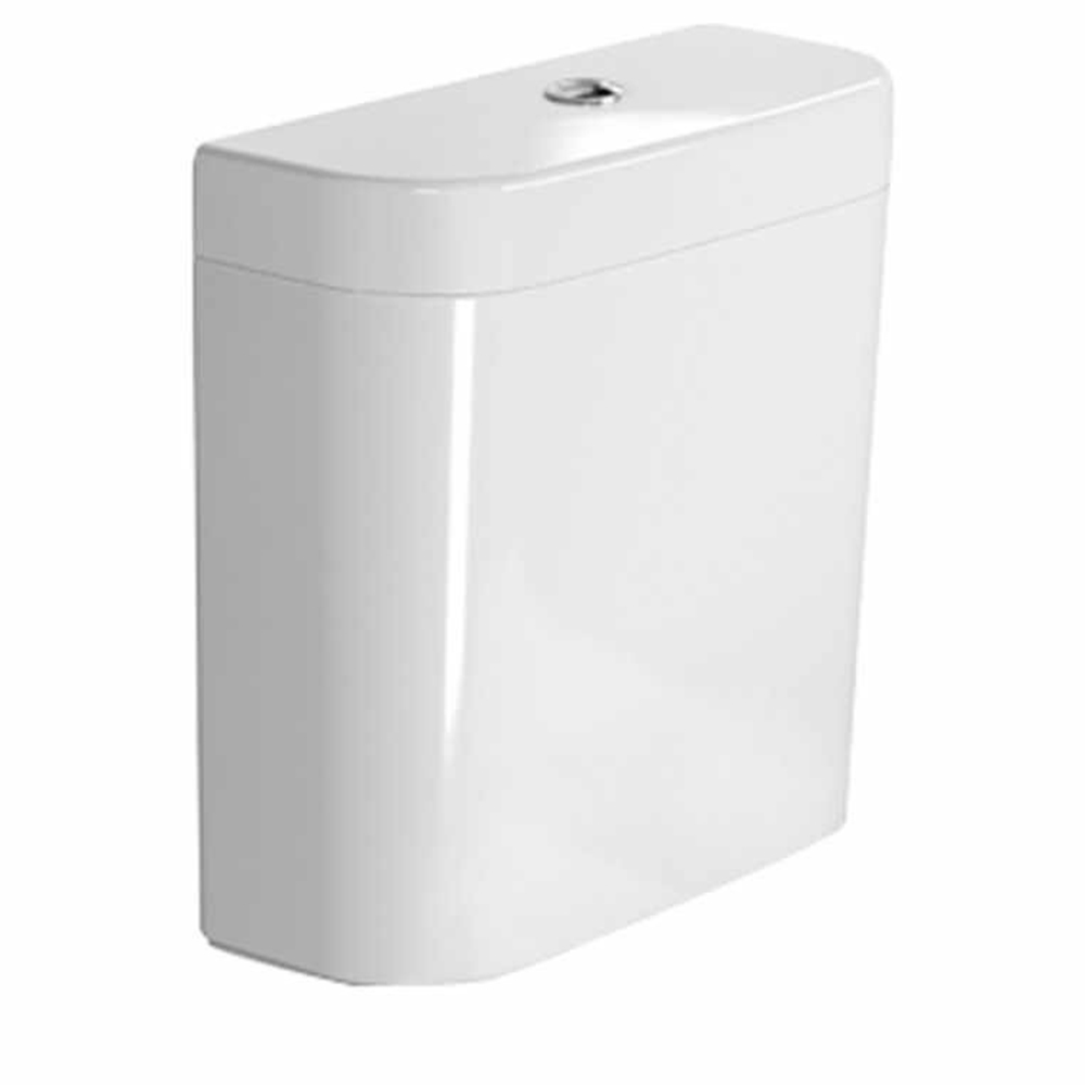 Starck 3: Cistern: Dual Flush, White