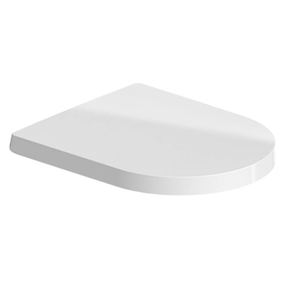 Duravit: Me by Starck: Seat Cover With Automatic Closure + S/S Hinges:White #0020090000