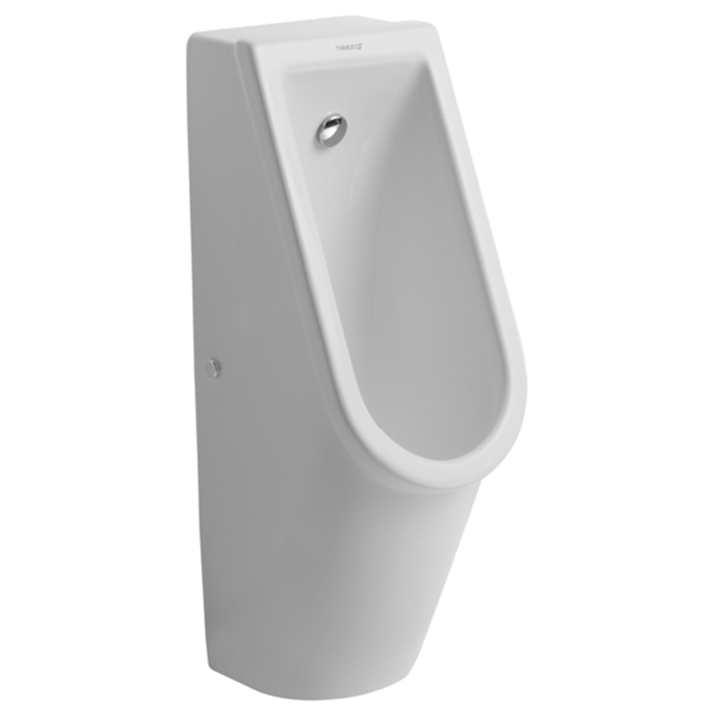 Starck 3: Urinal Bowl: Concealed inlet waste, trap and all fittings, White