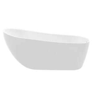 Vintage: Freestanding Bath Tub With Panel: (180x80)cm, White