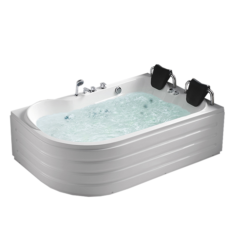 Massage BathTub, Left : (180.0x120.0x62.0)cm, White