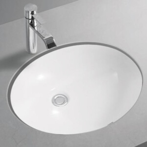 Nova: Under Counter Basin,1Tap Hole, White