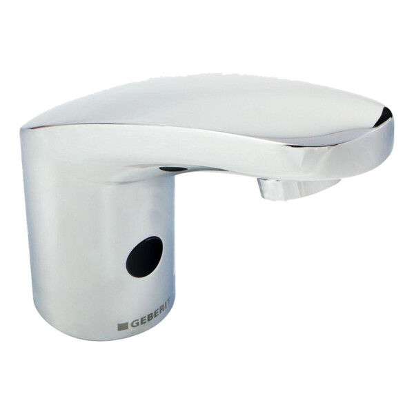 Geberit: Electronic Basin Mixer 18.5cm; Bright Chrome Plated, Mains Operated