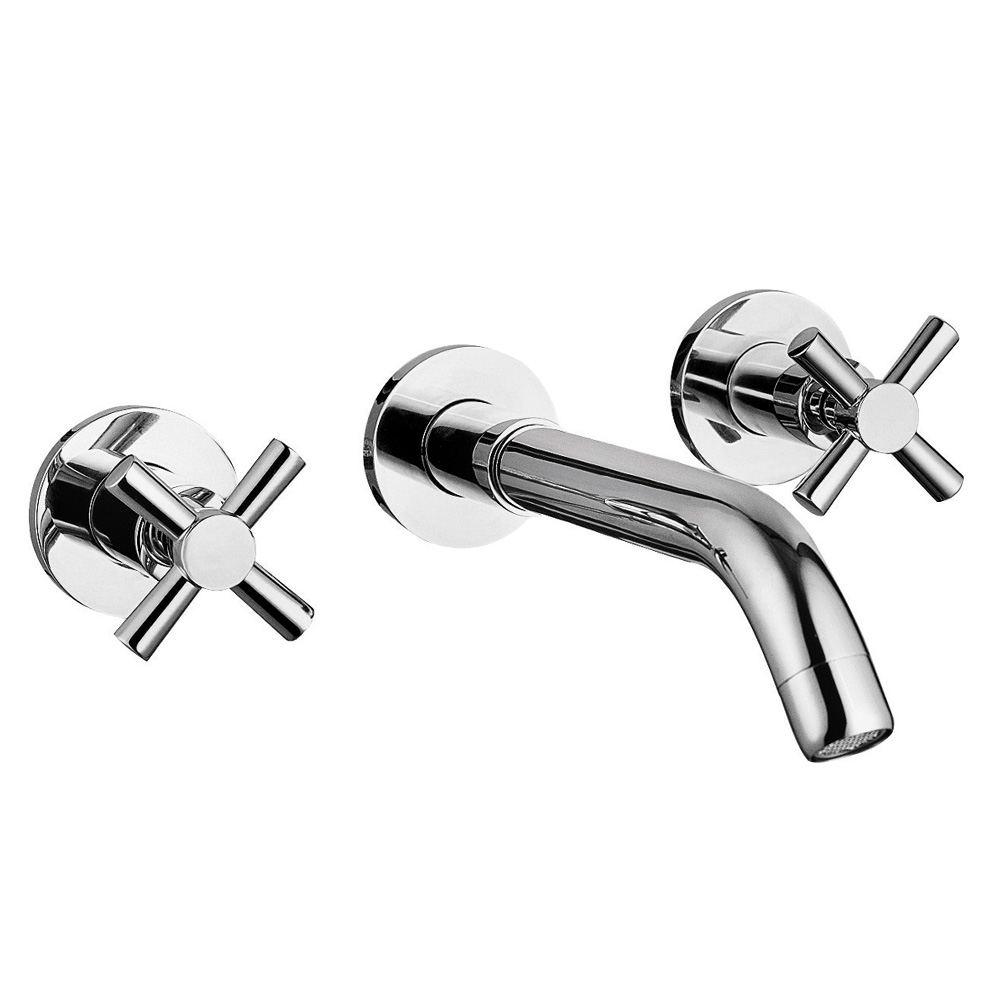 Alps: Concealed Wall type Basin Mixer: Chrome Plated