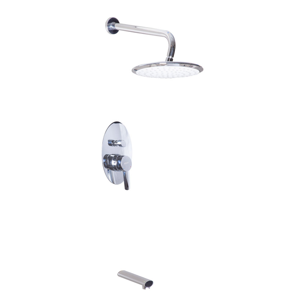 Tapis Pearl: Concealed 4-Way Shower Mixer #9E0423A+VQ24328C+6P