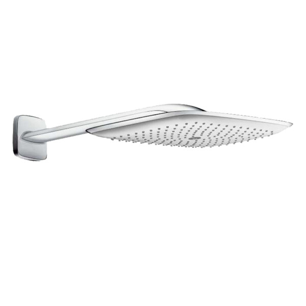 Puravida 400 EcoSmart: OverHead Shower, 1-Jet +Arm, 38.7cm, Chrome Plated