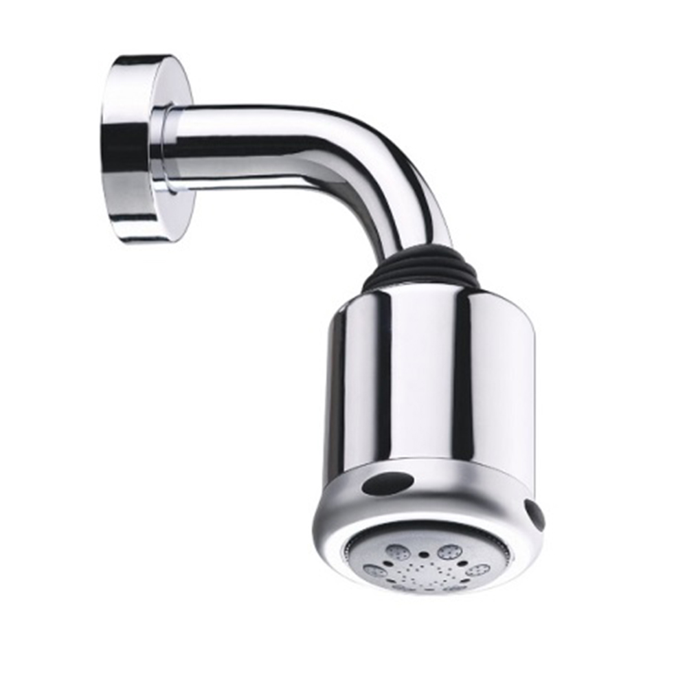 Shower Head + Arm: 3-function, Chrome Plated