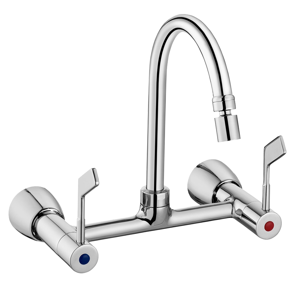 Docol: Vitta: Wall-Mount Sink Mixer 2 Handles #00539406