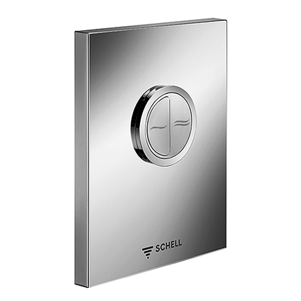 Schell: EDITION Eco Low Pressure Operating Panel For WC Concealed Flush Valve, S.Steel #028142899