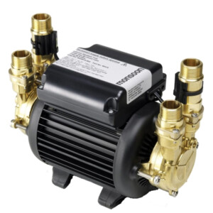 Monsoon: Shower Booster Pump, 3.0 bar Twin