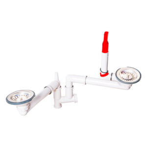 SID621 Sink Waste And Overflow Kit, White