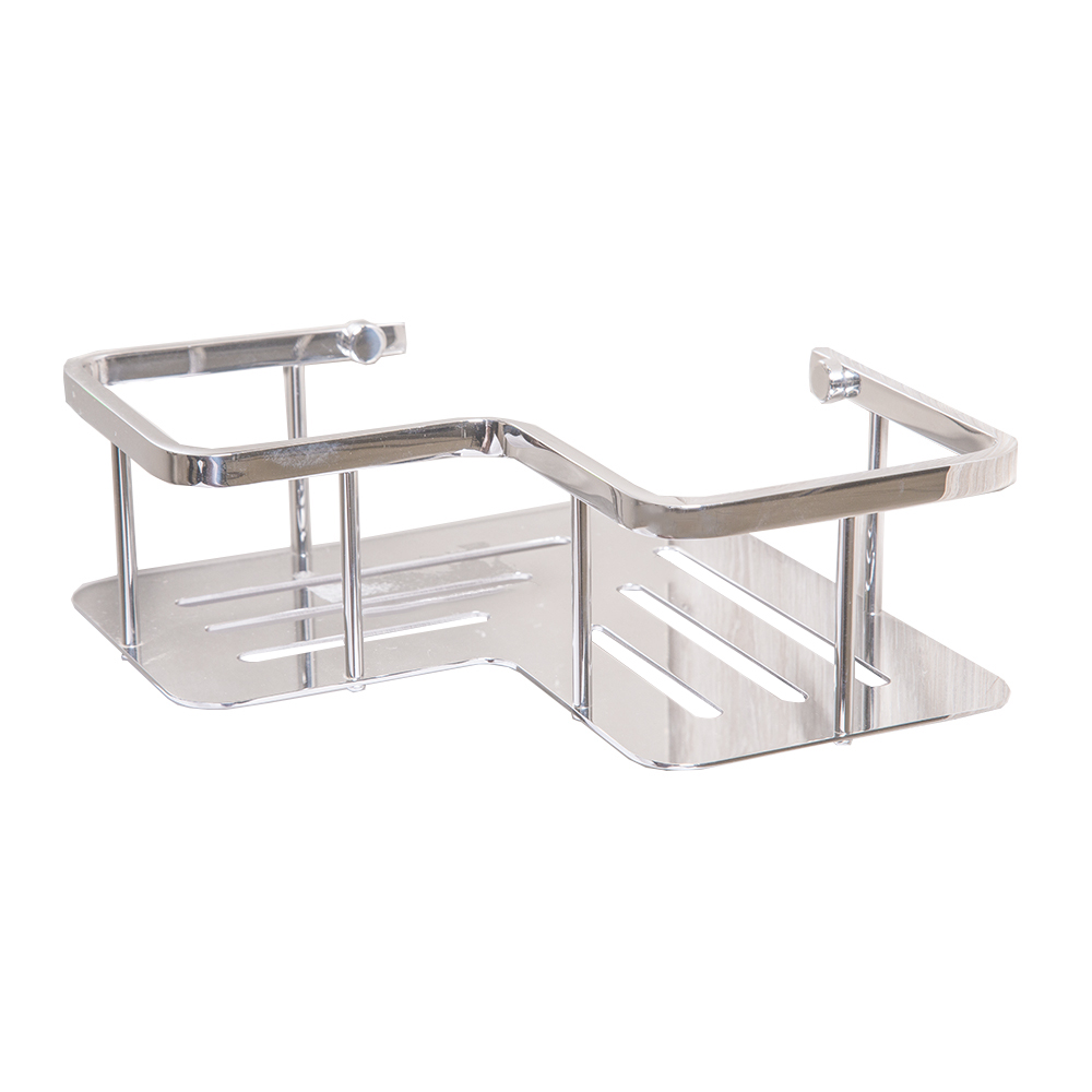 Dali: Stainless Steel Bathroom Shelf; (35x11x3.4)cm, Polished