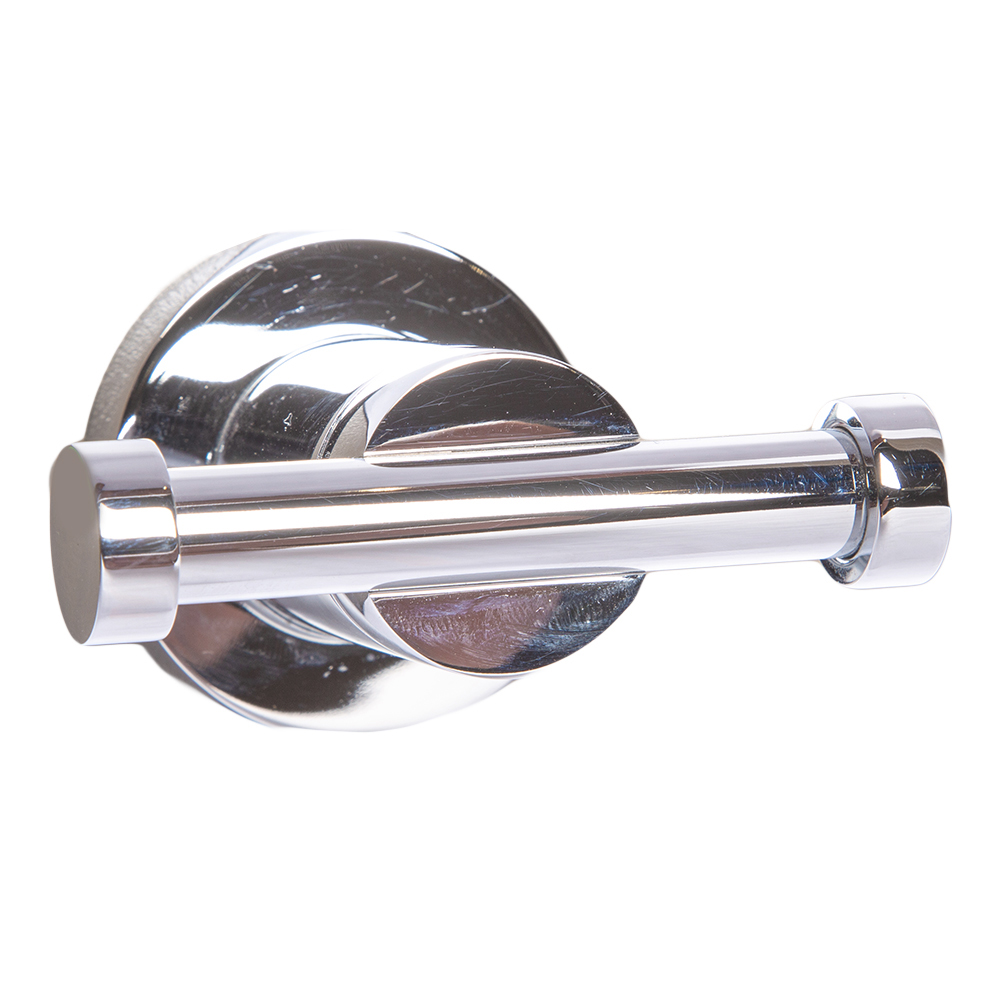 Robe Hook (Double) : Chrome Plated