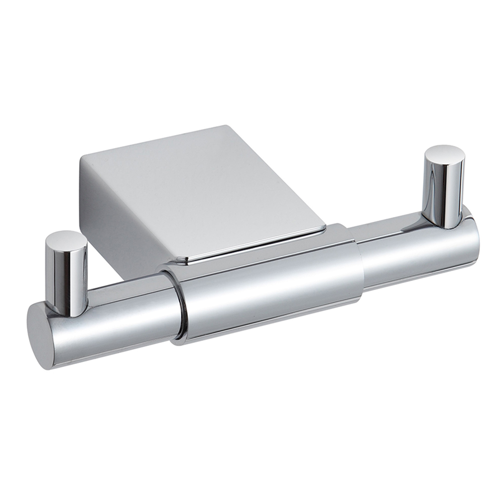 Robe Hook (Double) : Chrome Plated