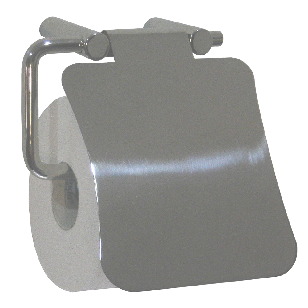 Mediclinics: Toilet Roll Holder + Cover: S/Steel #AI0080C