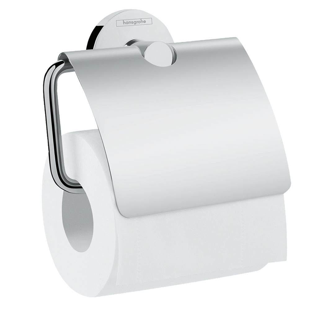 Hansgrohe Logis Universal: Toilet Paper Roll Holder With Cover C.P #41723000