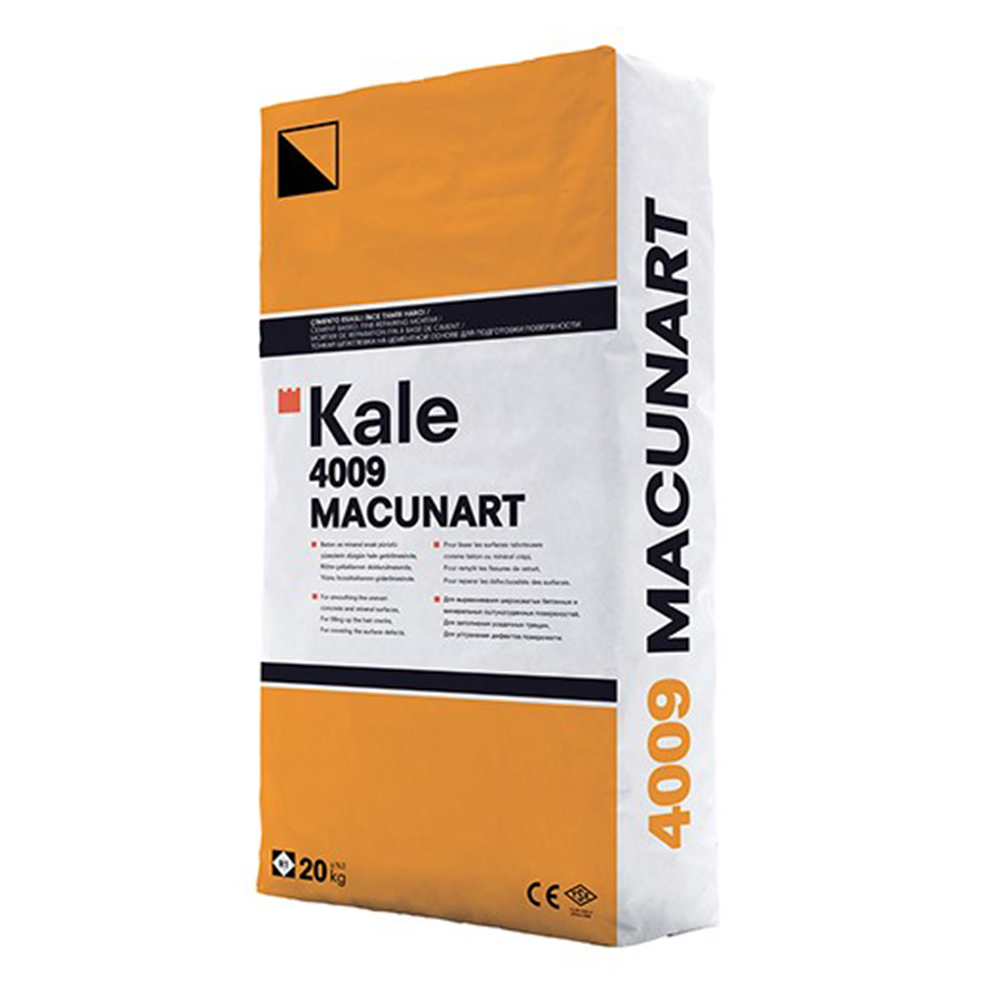 Kalekim: Macunart 4009 Cement Based, Water Resistant, Fine, Surface Smoothening Putty for Interior and Exterior Application: 20kg
