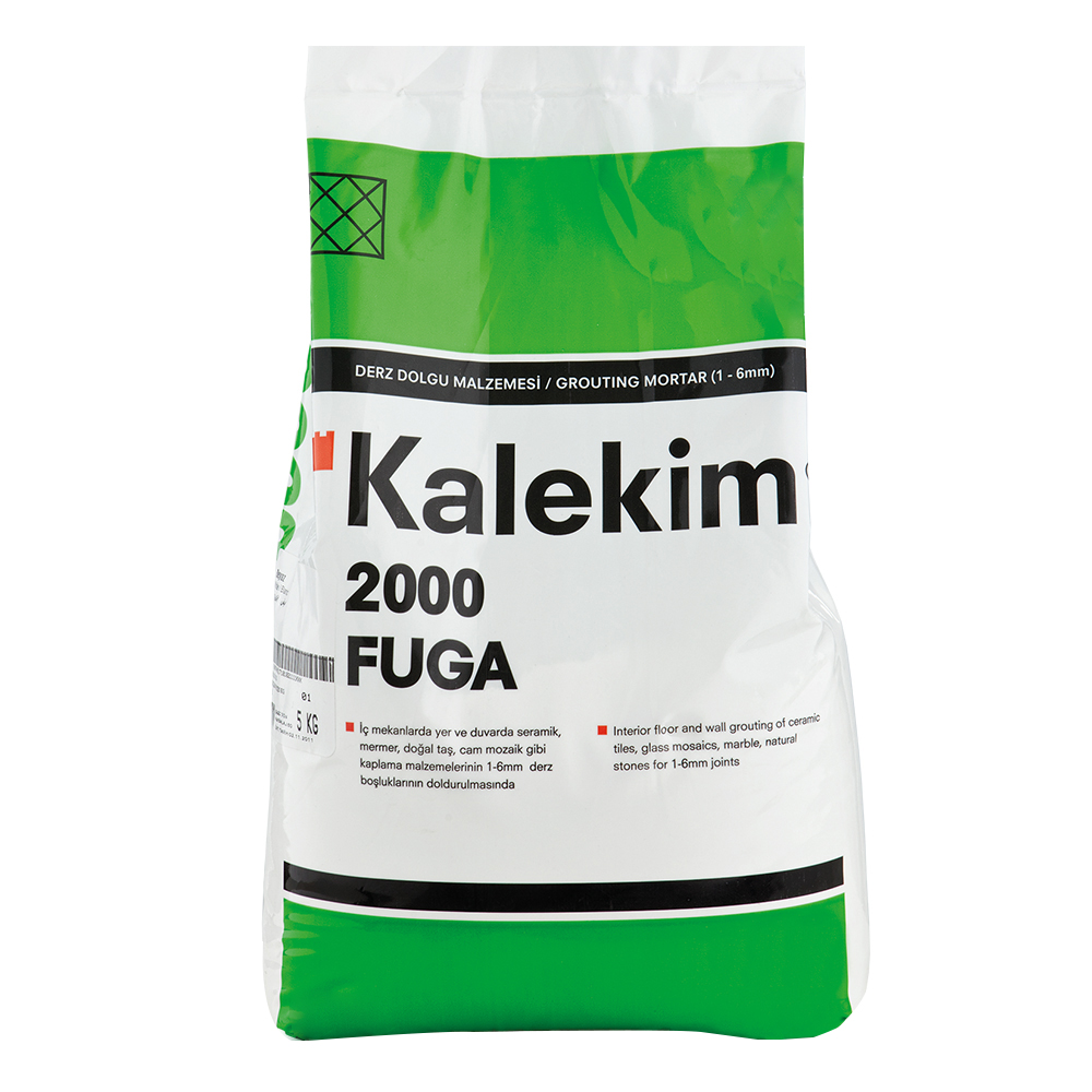 Kalekim Fuga White: Tile Grout: 5kg bag