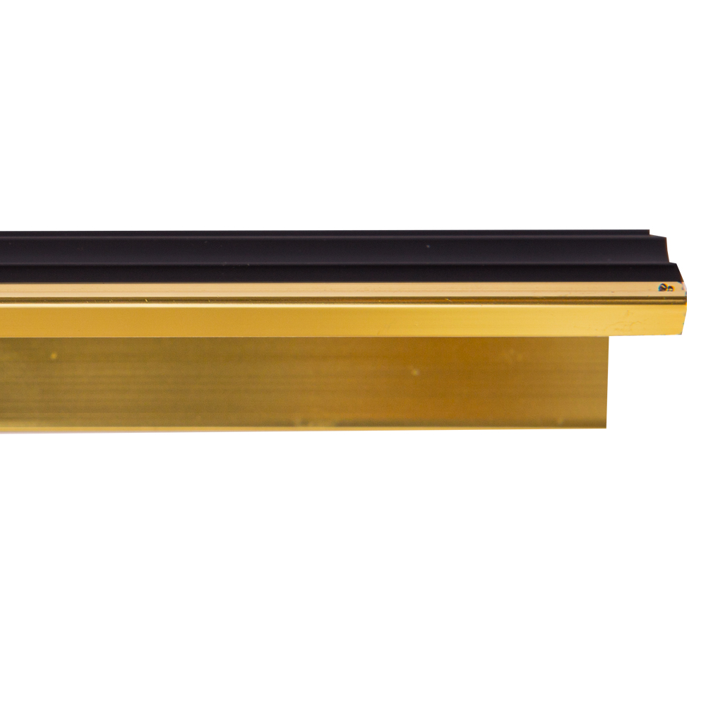 Sang Yi: Aluminium Stair Nosing: Polish Gold: 2.5mx40mm(W)x15mm( H) #SY-DT-0102