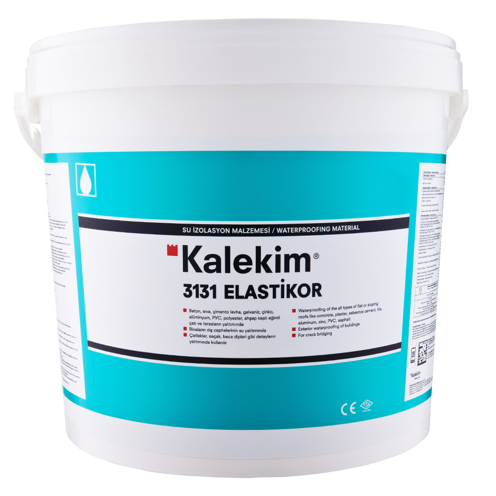 Kalekim: Elastikor 3131-800 Waterproofing Material 3kg, White
