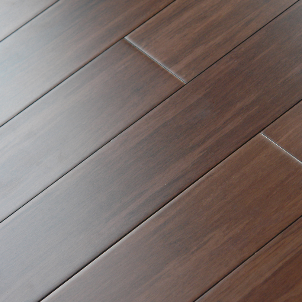 8005: Strand Woven Bamboo Flooring, Carbonized Black Walnut: 1530x132x12mm