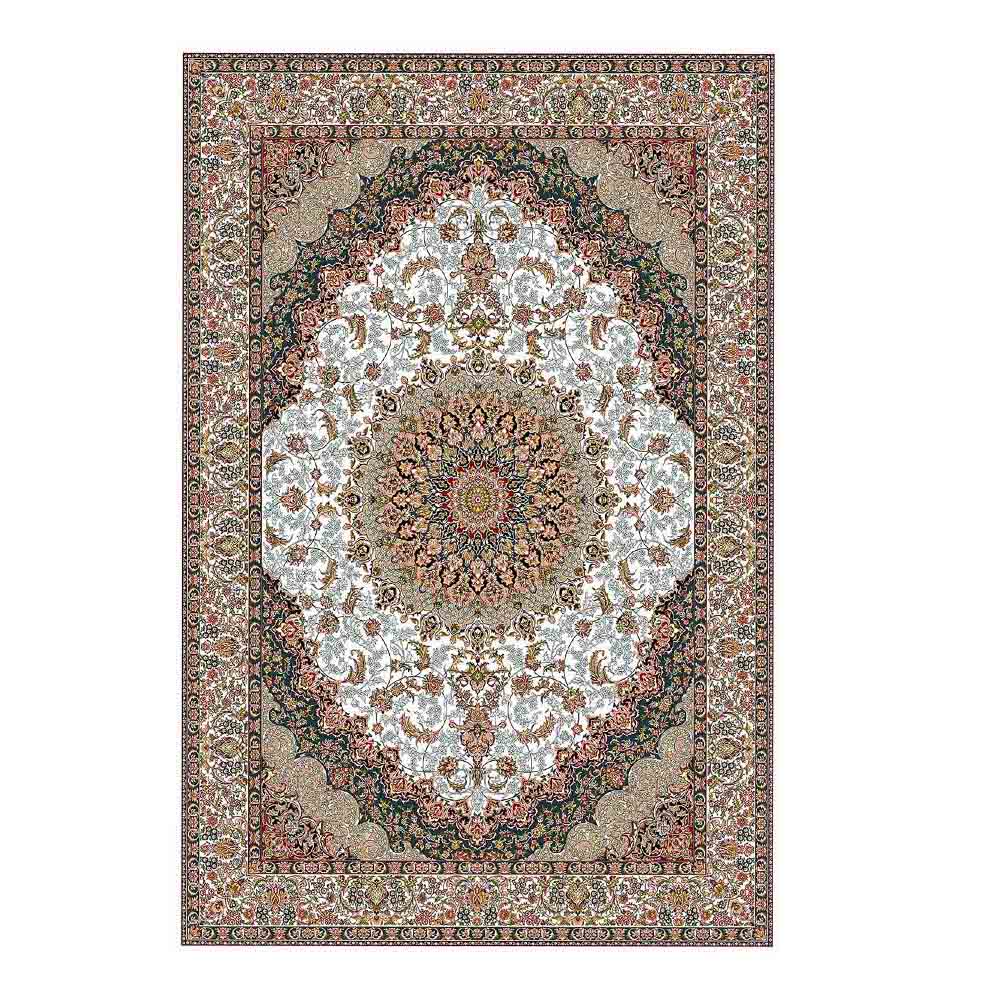 Farrahi: Barzin Carpet Rug, (100x300)cm, Cream