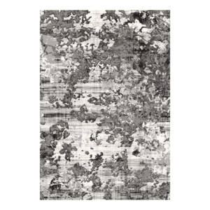 SAHAN: Super Soft Frieze 4200 Carpet Rug: (80x150)cm, White Grey