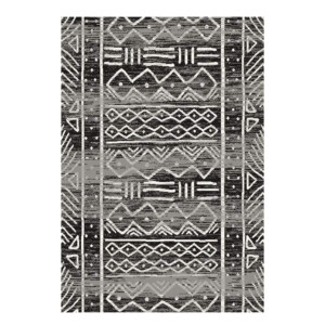 SAHAN: Super Soft Frieze 4200 Carpet Rug: (200x290)cm, Anthracite White