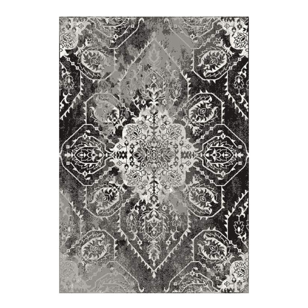 SAHAN: Super Soft Frieze 4200 Carpet Rug: (200x290)cm, Anthracite White