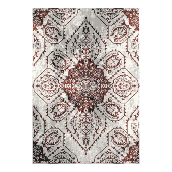 SAHAN: Super Soft Frieze 4200 Carpet Rug: (200x290)cm, White Terra