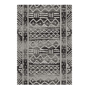 SAHAN: Super Soft Frieze 4200 Carpet Rug: (240x340)cm, Anthracite White