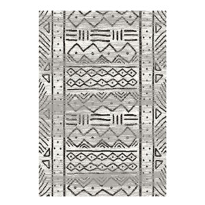 SAHAN: Super Soft Frieze 4200 Carpet Rug: (240x340)cm, White Anthracite