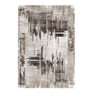 SAHAN: Super Soft Frieze 4200 Carpet Rug: (240x340)cm, White Brown