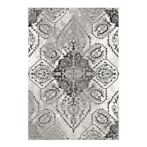 SAHAN: Super Soft Frieze 4200 Carpet Rug: (240x340)cm, White Anthracite