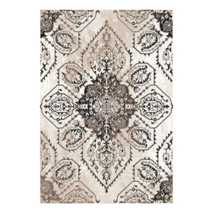 SAHAN: Super Soft Frieze 4200 Carpet Rug: (240x340)cm, White Brown