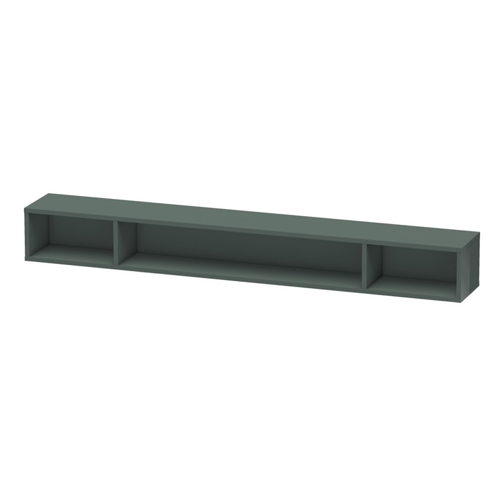 Duravit: L-Cube: Shelf: 3 Compartments; 12x100x14cm Dolomiti Grey H/Gloss #LC120103838