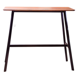 Rectangle Bar Table (120x60x105cm), Wood Top