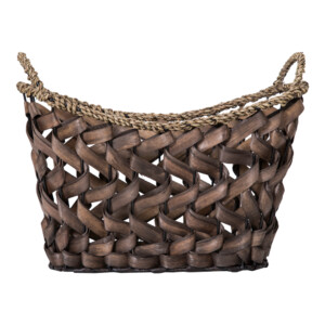 DOMUS:Oval Willow Basket: 33x13x17cm: Small #CB160043