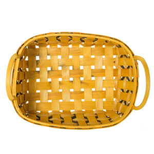 DOMUS:Oval Willow Basket: 30x23x12cm: Medium #CB160073