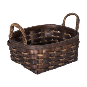 DOMUS:Oval Willow Basket: 36x30x15cm: Large #CB160097